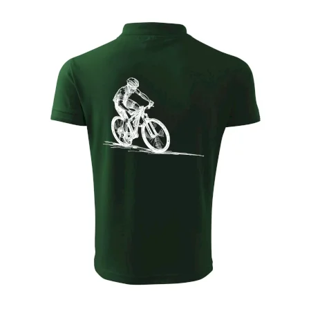 MTB kreslený cyklista