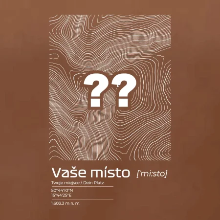 Vaše miesto - vrstevnice v obdĺžniku