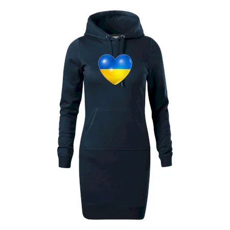 Ukrajina srdce vlajka