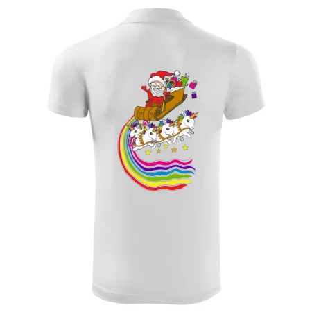 Santa a jednorožce (Pecka design)