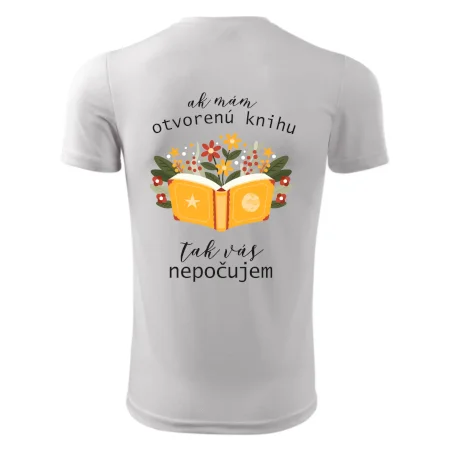 Ak mám otvorenú knihu, tak vás nepočujem