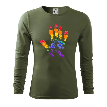LGBT hand print