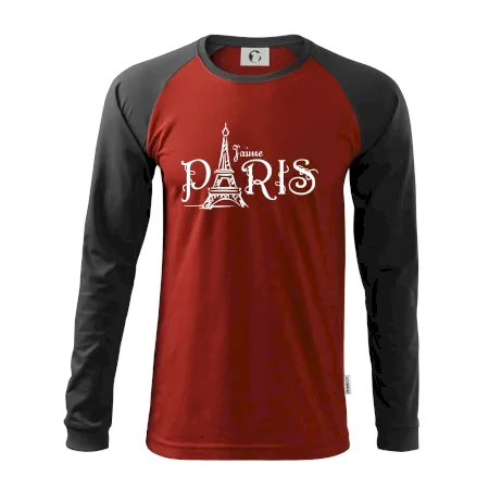 Paris nápis Eiffelovka rovný