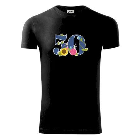 Kvetinové číslo kreslené - 50