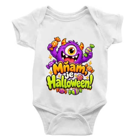 Mňam je Halloween cukríkové strašidlo