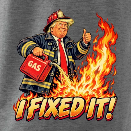 Donald Trump jako hasič I fixed it