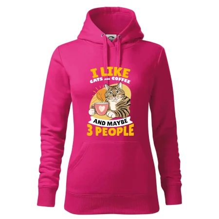 I like cats and coffee and maybe 3 people
