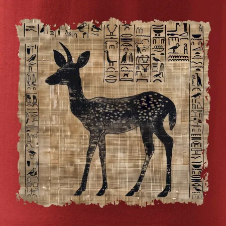 Egyptské hieroglyfy srnka