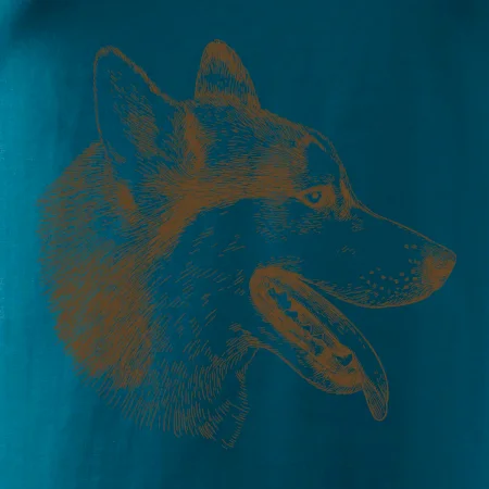 Husky - hlava z boku