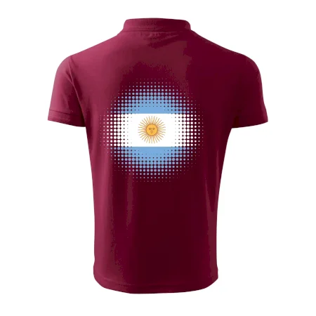 Argentína vlajka bodkovaná