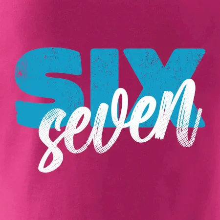 Six seven - písmo