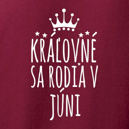 Kráľovné sa rodia v júni