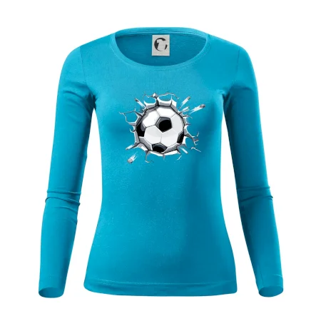 Futbalová lopta v triku