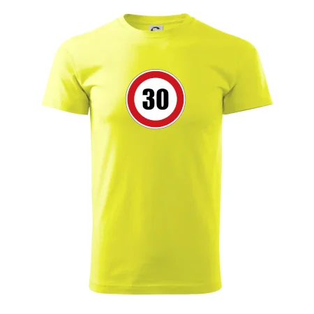 Dopravná značka - obmedzenie rýchlosti 30