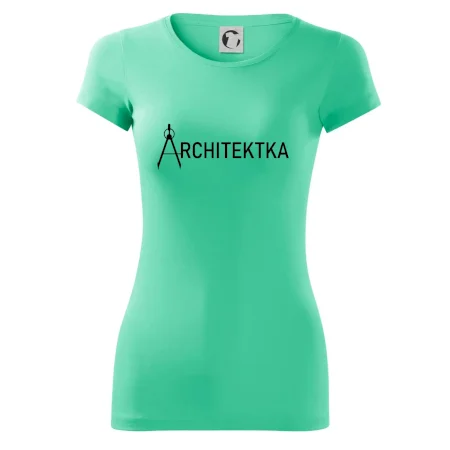 Architektka nápis
