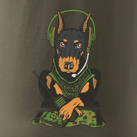 Bojový doberman (Pecka design)