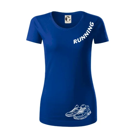 Running nápis šikmo