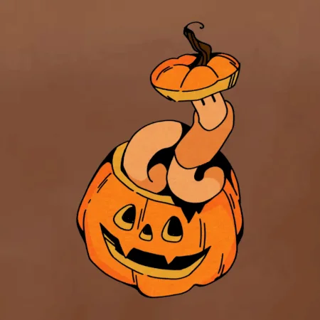 Dážďovka v tekvici (Alexis Citrine)