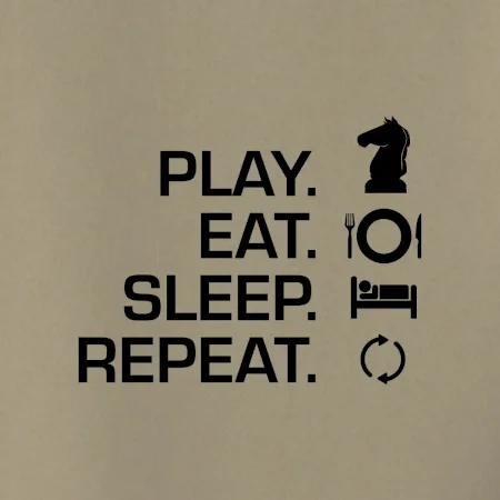 Eat sleep play - šach
