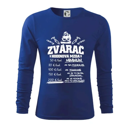 Hodinová mzda zvárač