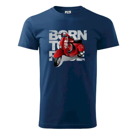 Scooter born to ride red