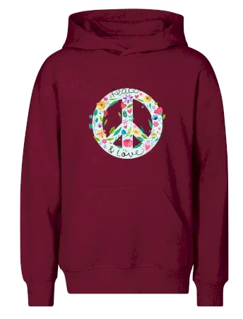 Peace and love symbol