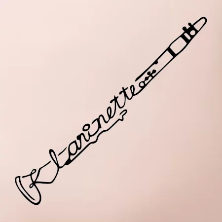 Klarinet nápis