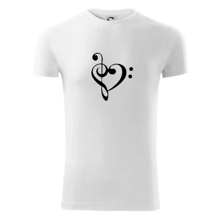 Husľový kľúč srdce