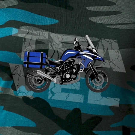 Cestovná enduro modrá