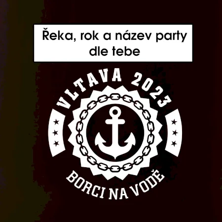 K vode - kotva (vlastný nápis)