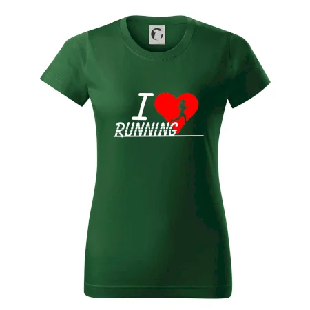 I love running dievča