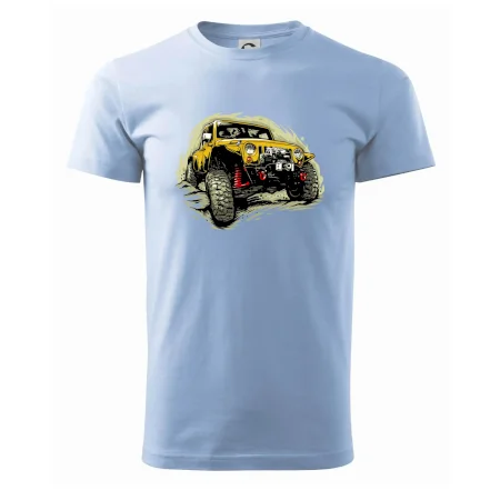 Žltý offroad s navijakom