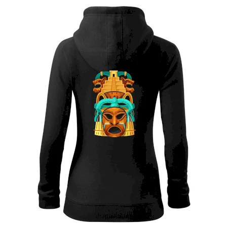 Mayová maska s pyramídou