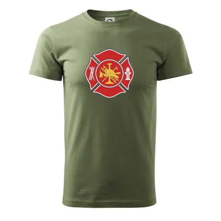 Fire department logo červené