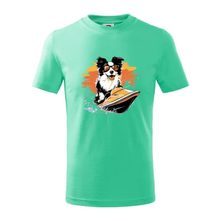 Border Kólia na vodnom skútri