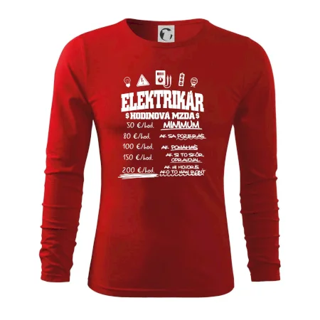 Hodinová mzda elektrikár