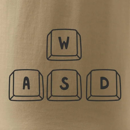 WASD klávesy - prso