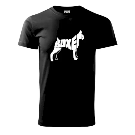 Boxer nápis v tele