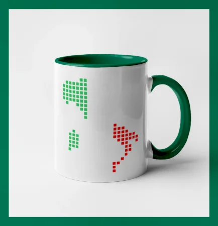 Taliansko obrys vlajka