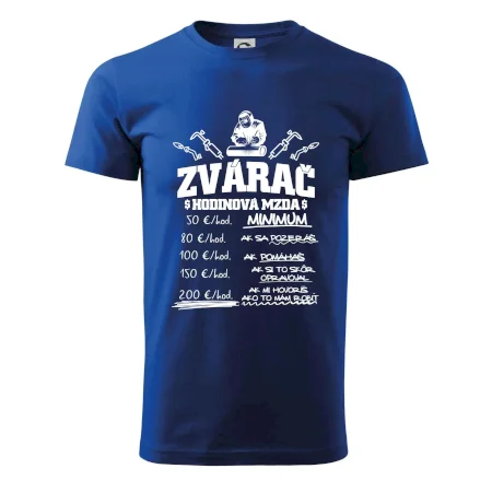 Hodinová mzda zvárač