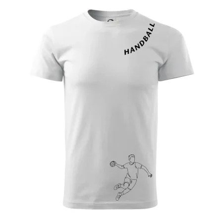 Handball nápis šikmo