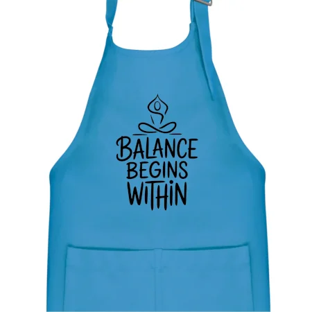 Balance begins within nápis