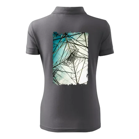 Farebné nebo - stožiare vysokého napätia