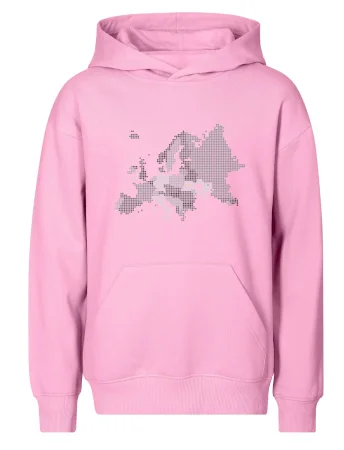 Mapa Európy - srdce v Ukrajine