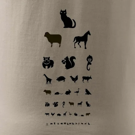 Očný test zvieratká