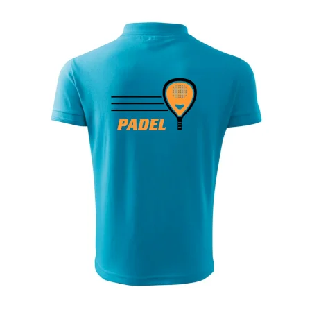 Padel - oranžová raketa