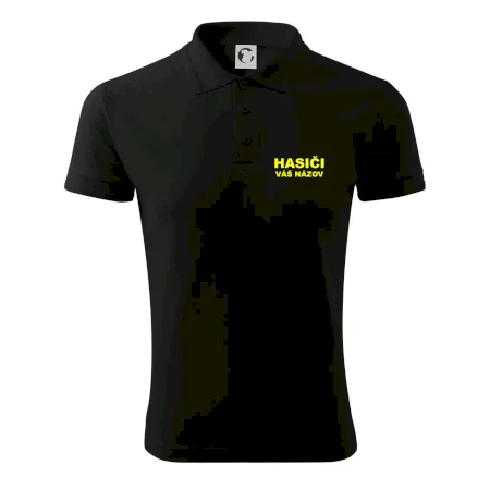 Hasiči - žltý nápis - váš názov zboru