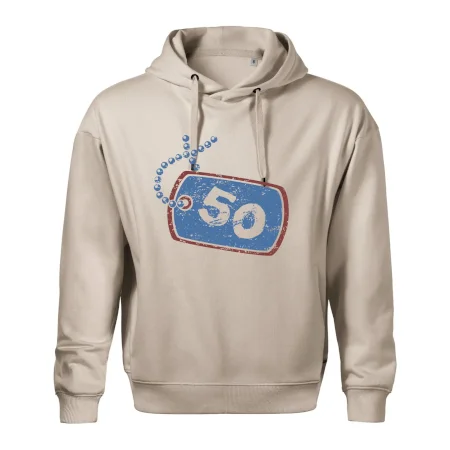 50 na krku štítok