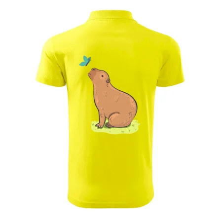 Kapybara a motýlik