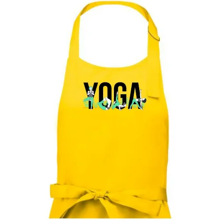 Yoga nápis farebný